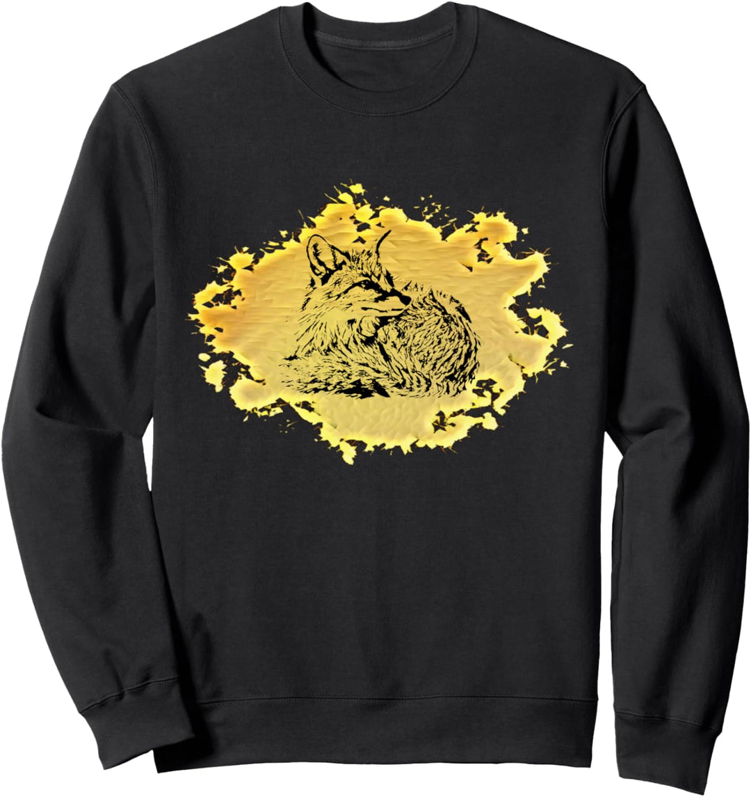 Fuchs schlaue Füchse Tiere Wald schlauer Fuchs Design Sweatshirt