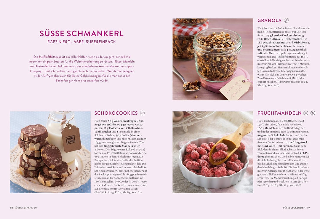 Heissluftfritteuse: schnell, einfach, fettarm – frittieren, backen, braten, rösten. Mit über 50 einf