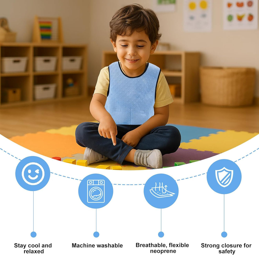 Gewichtsweste Kinder & Kompressionsweste | Weighted Vest als ADHS & Autismus Hilfsmittel | Sensorik