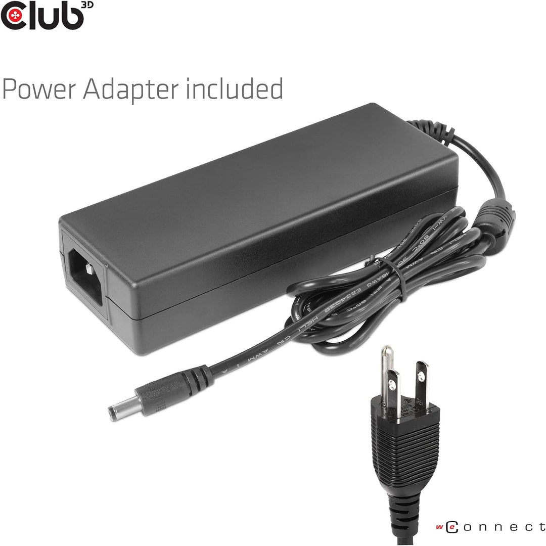 Club 3D CSV-1580 Certified Thunderbolt 4 Portable 5-in-1 Hub with Smart Power, CSV-1580