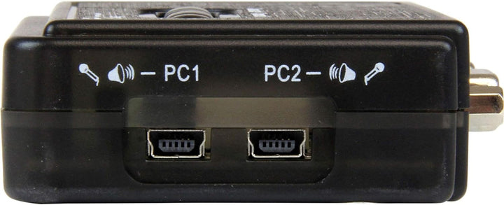StarTech.com 2 Port USB KVM Switch Kit mit Audio und Kabeln - 2-fach USB VGA Desktop Umschalter inkl