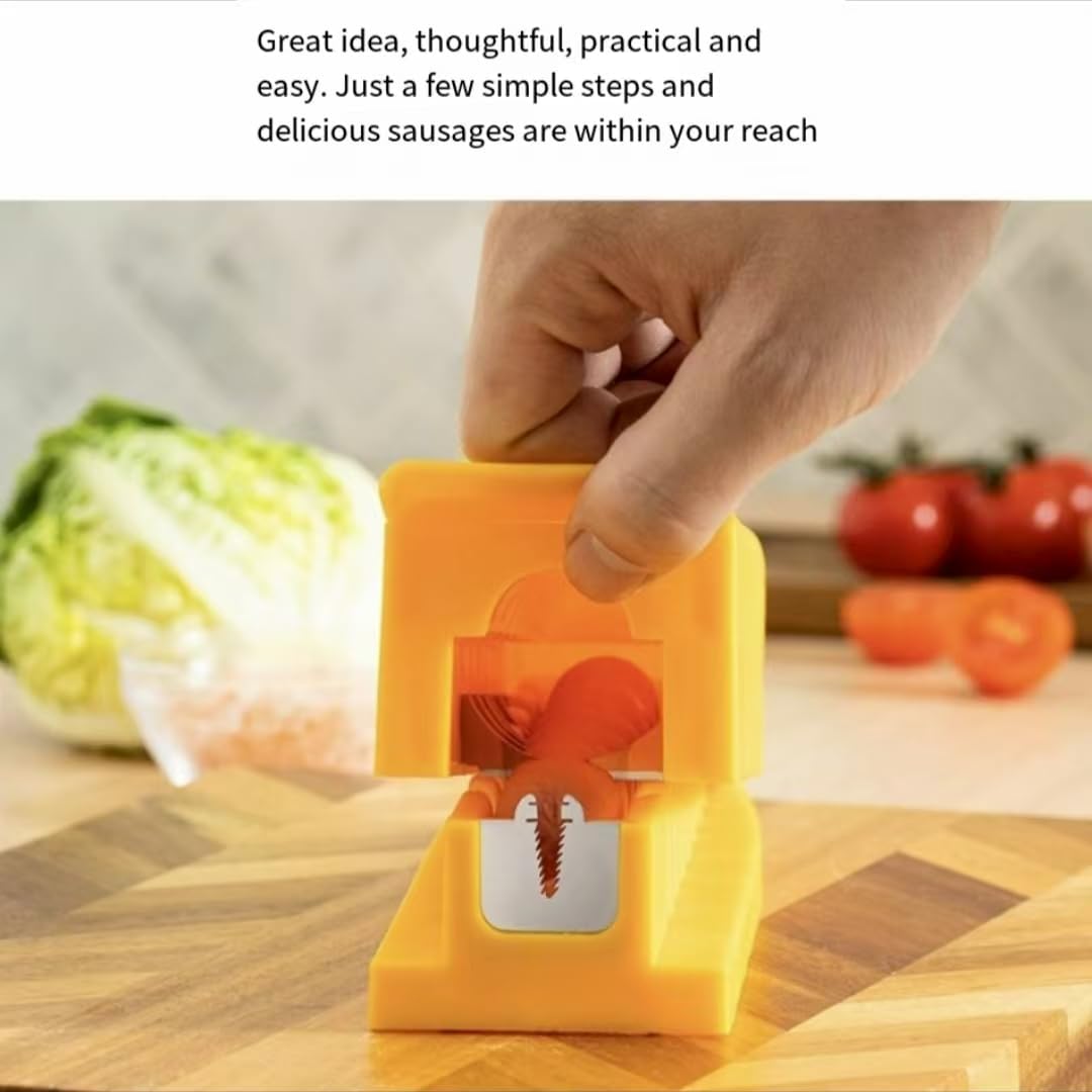 Hot Dog Slicing Tool - Edelstahl Criss-Cross Hot Dog Slicer für perfekte Schnitte - Ideal zum Grille