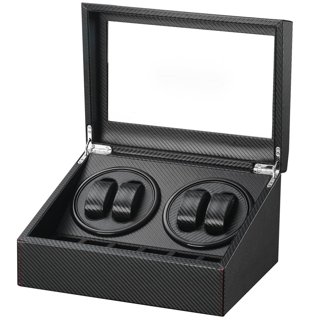 LINGFANSTORE Automatische Uhrenbeweger Box,luxuriöser Uhrenbeweger,Uhrengehäuse mit leisem Mabuchi M