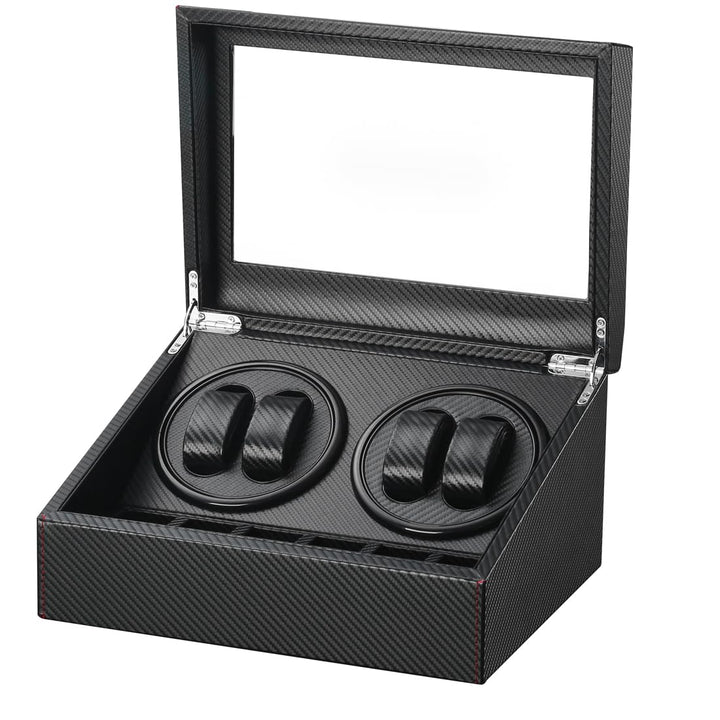 LINGFANSTORE Automatische Uhrenbeweger Box,luxuriöser Uhrenbeweger,Uhrengehäuse mit leisem Mabuchi M