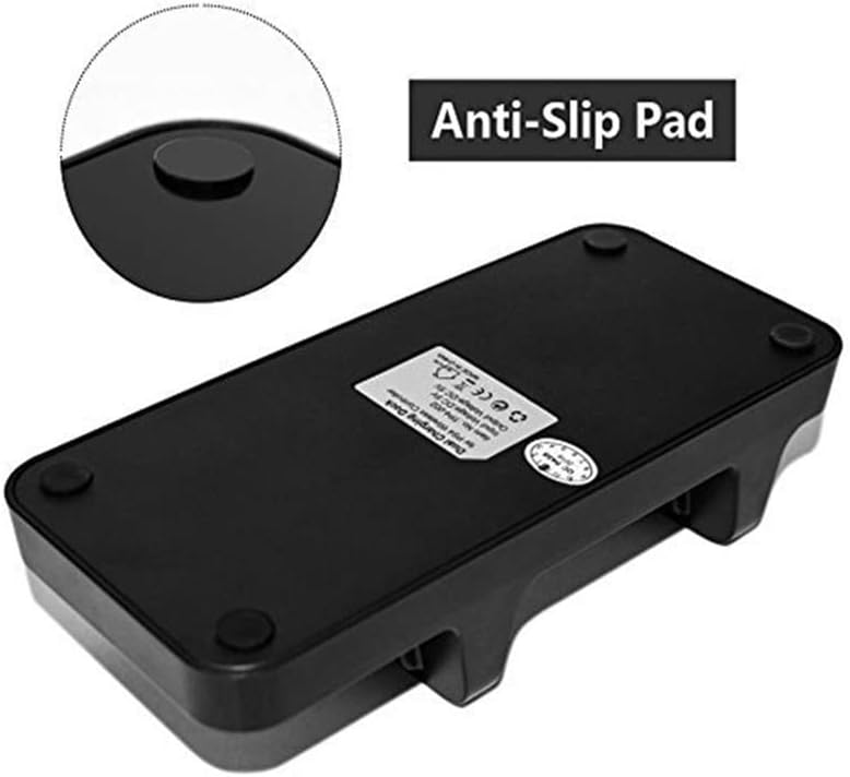 Dual-Ladestation kompatibel mit PS4 / PS4 Slim / PS4 Pro-Controllern, Ladestation für 2 Controller,