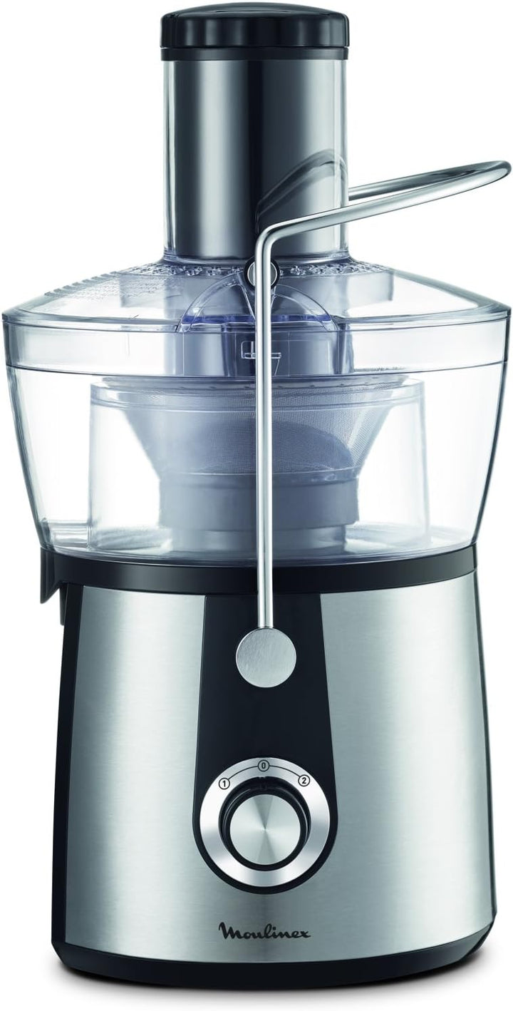 Moulinex Entsafter 1 velocidad (ø 49 mm) Schwarz/silberfarben