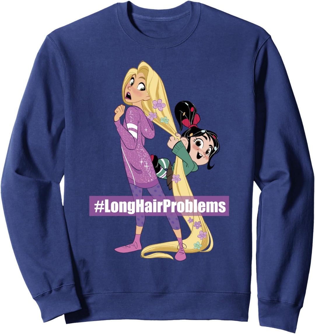 Disney Wreck-It Ralph 2 Rapunzel Long Hair Problems Sweatshirt