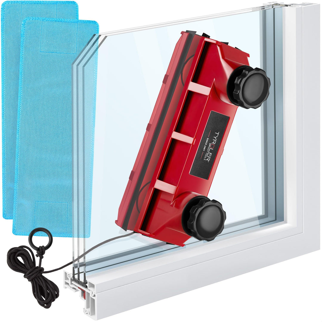 Tyroler Fensterreiniger mit regulierbarer Magnetkraft The Glider D-2 AFC | Fensterputzen leicht gema