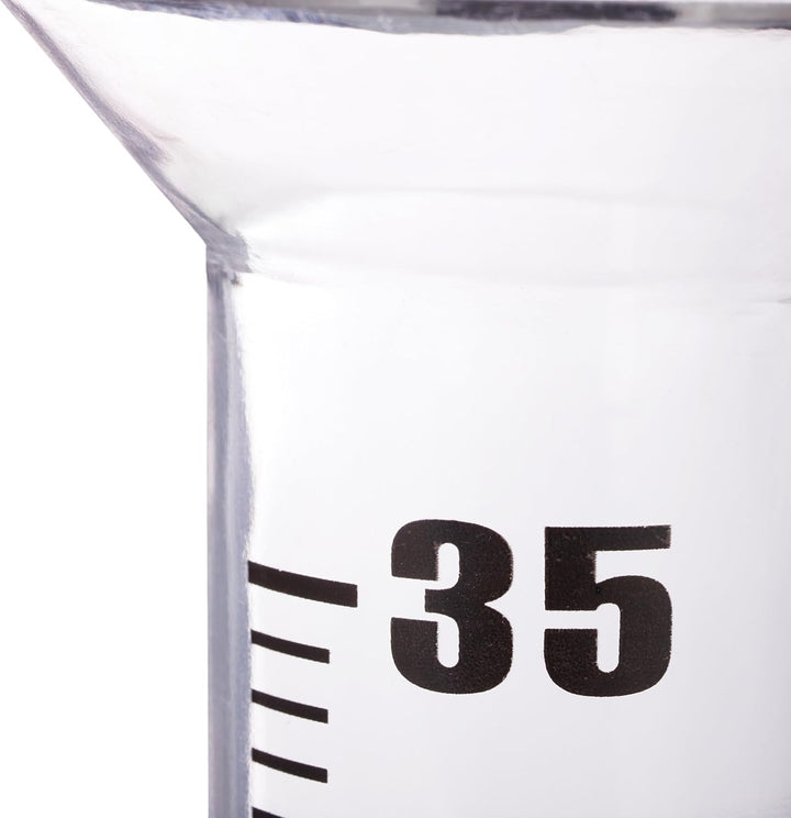 Relaxdays Regenmesser 2er Set, mit Halterung, Niederschlagsmesser Garten, Skala 35 mm/m², Kunststoff