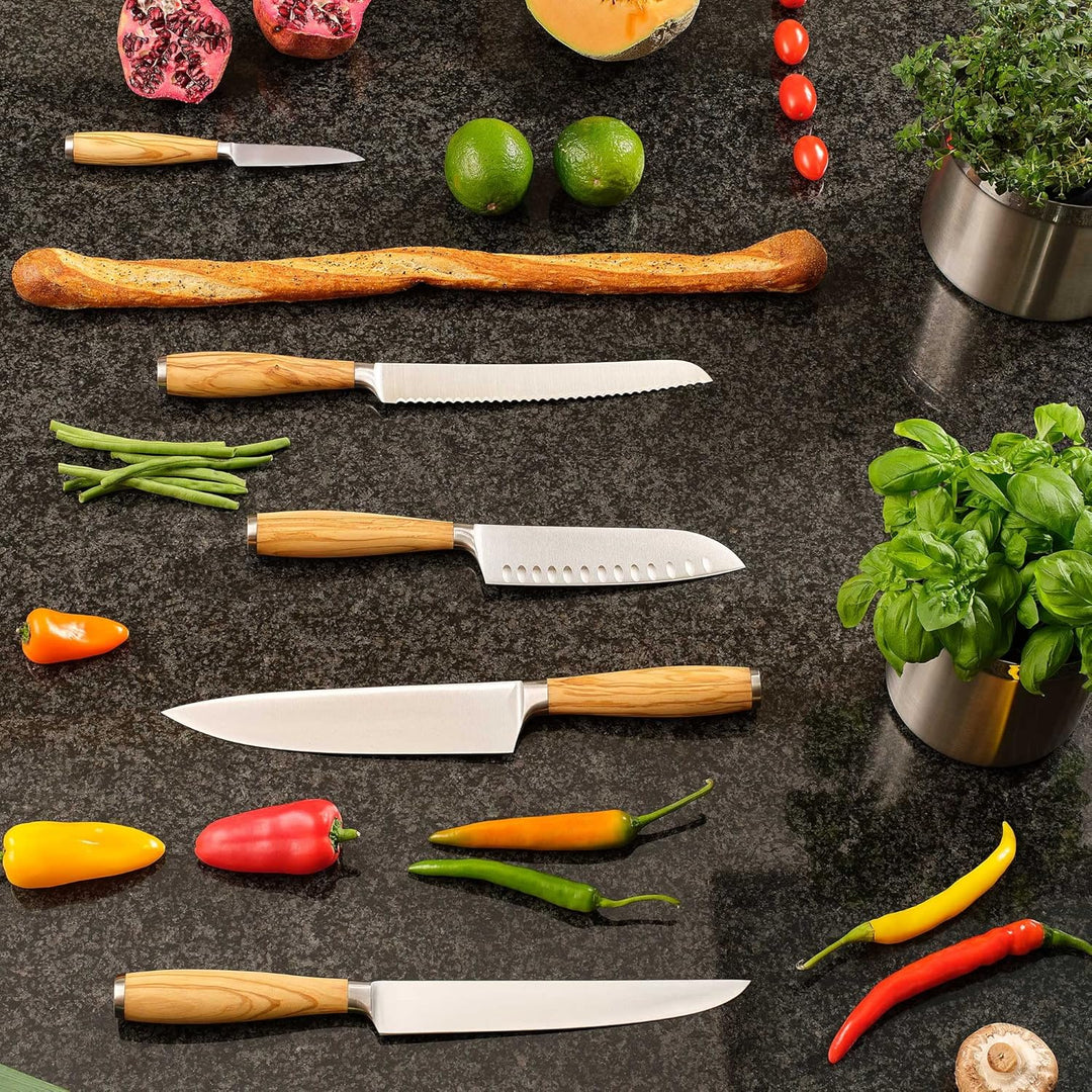 Rösle Gemüsemesser Artesano, Hochwertiges Küchenmesser zum Zerkleinern von Obst und Gemüse, Made in