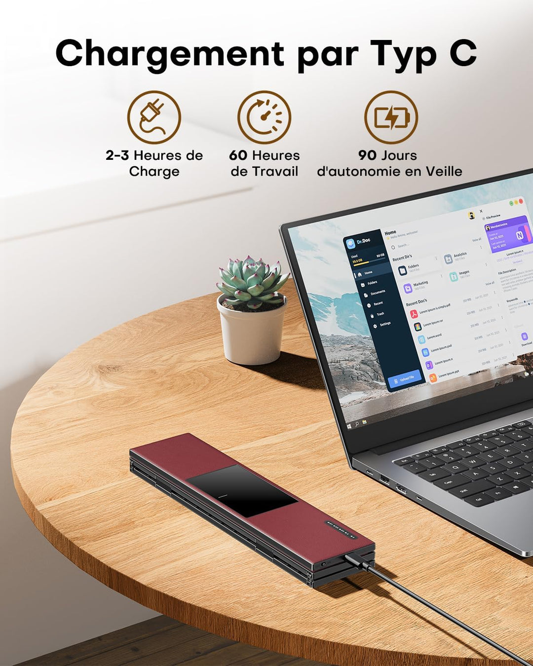 OMOTON Faltbare Bluetooth Tastatur mit Touchpad, Tragbare Kabellose Tastatur Mini Reise mit 3 Blueto