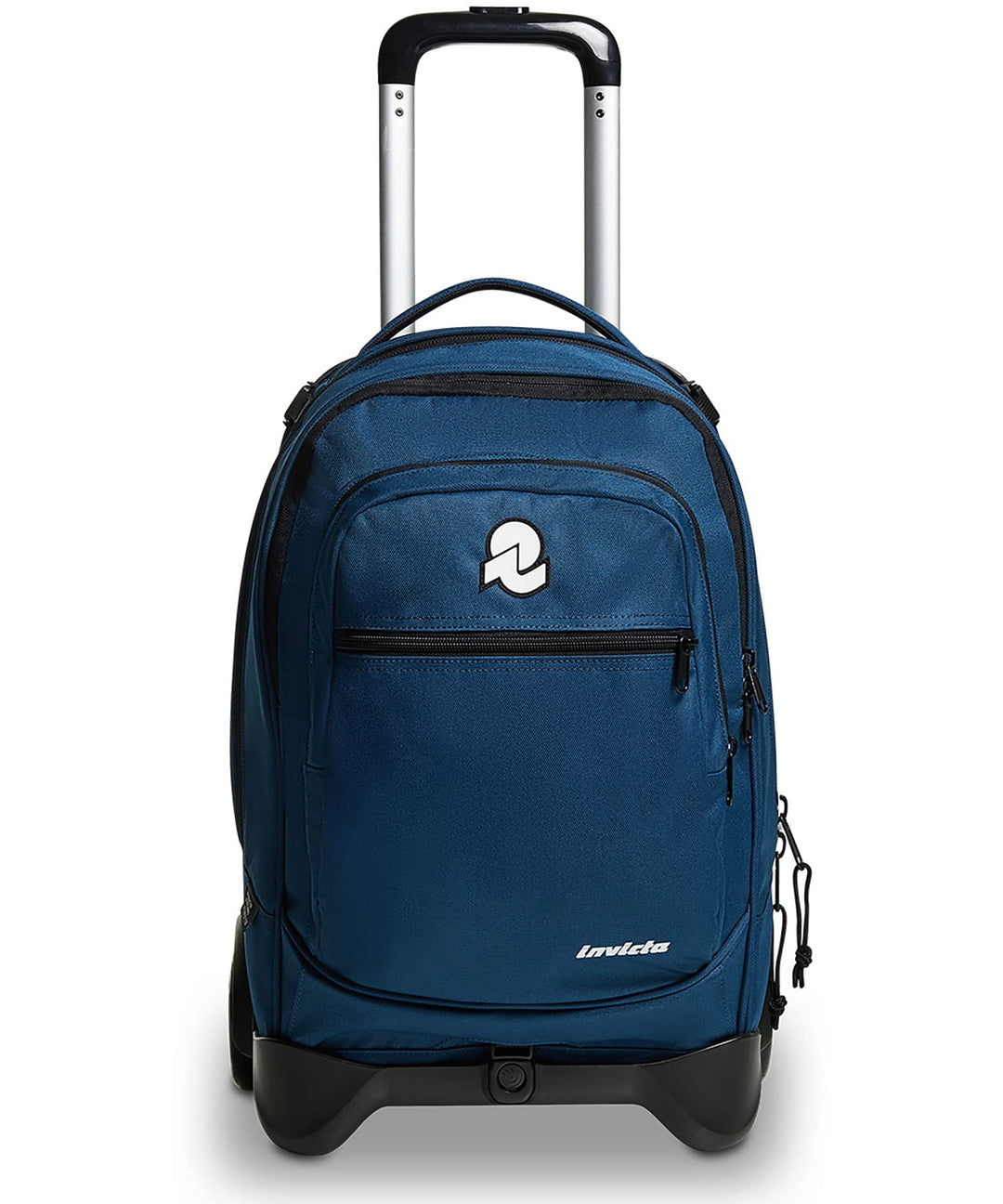Invicta TROLLEY NEW PLUG PLAIN, Rucksack mit Trolleyfunktion, ab 1. Klasse, 3 in 1, Abnehmbarer Ruck