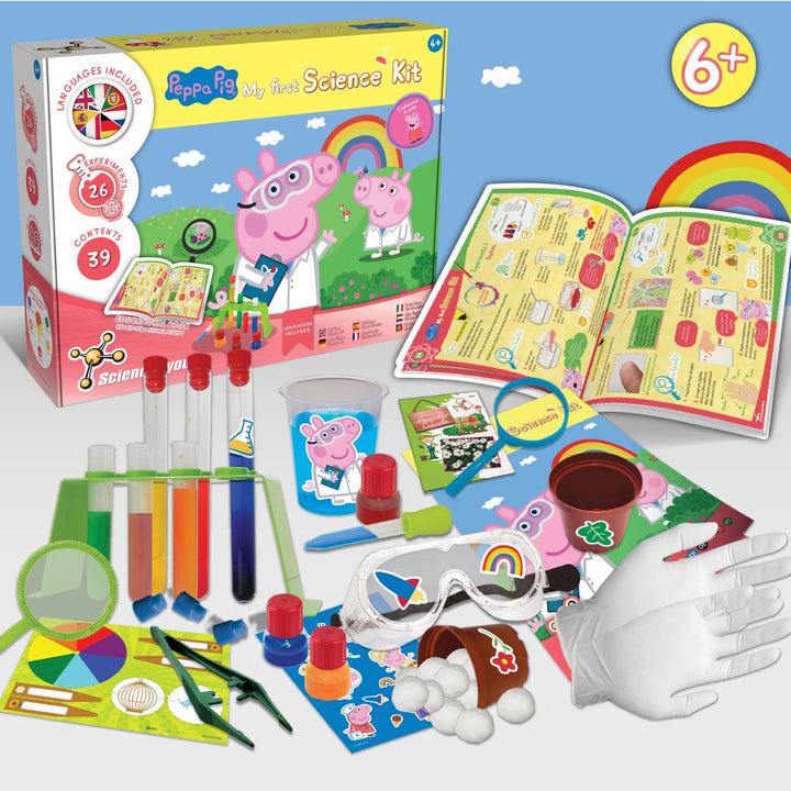 Science4you Mein Erster Experimentierkasten mit Peppa Wutz - Wissenschaftskit Peppa Wutz Spielzeug,