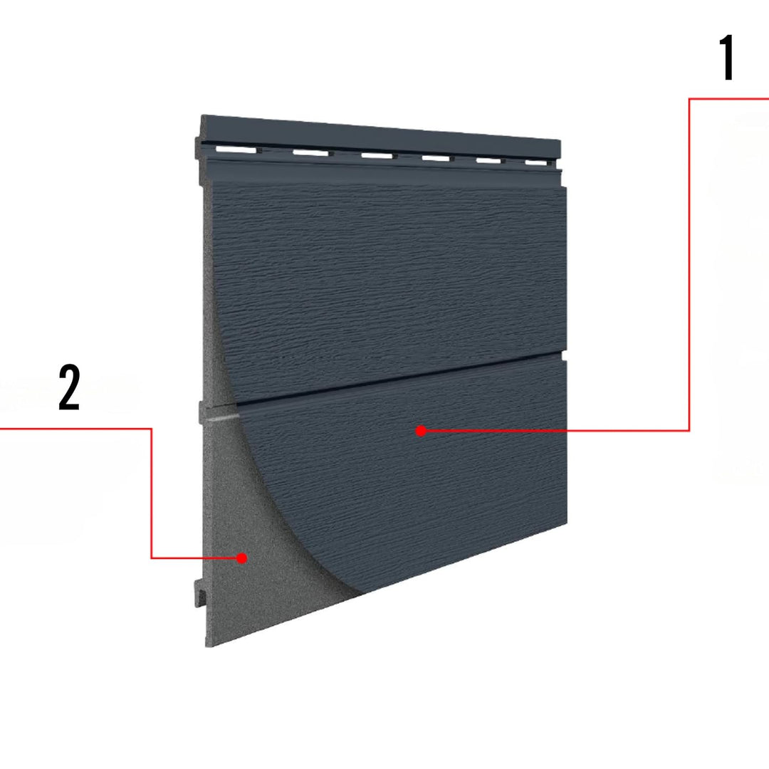 VOX KERRAFRONT Aussenecke 3M für Fassadenpaneele, 3M, Weiss, Hochwertige, pflegeleichte PVC-Paneele