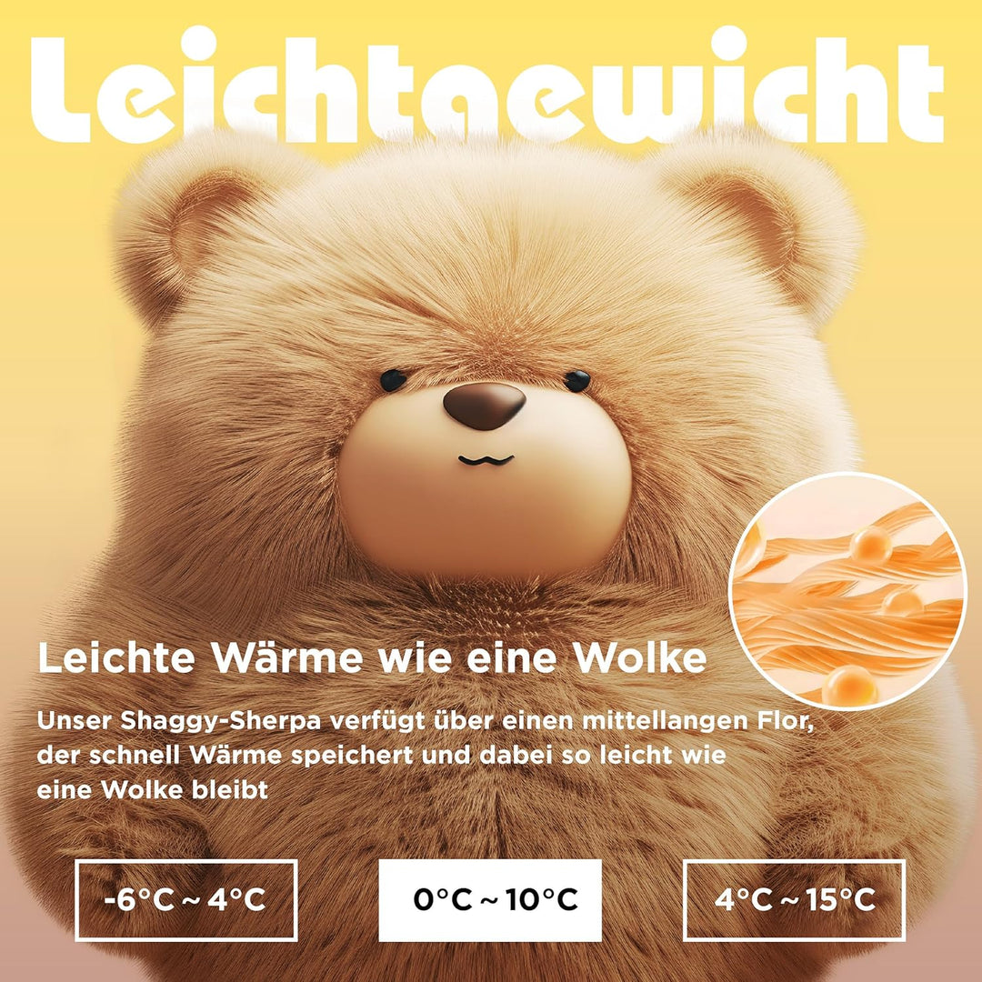 BEDSURE Hoodie Decke mit Ärmeln - Tragbare Decke zum Anziehen Erwachsene Kuschelpullover, Warm Kusch