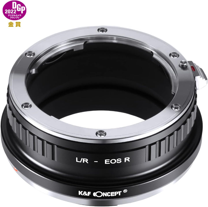 K&F Concept Lens Mount Adapter L/R-EOS R Manueller Fokus Kompatibel mit Leica R Objektiv zu Canon EO