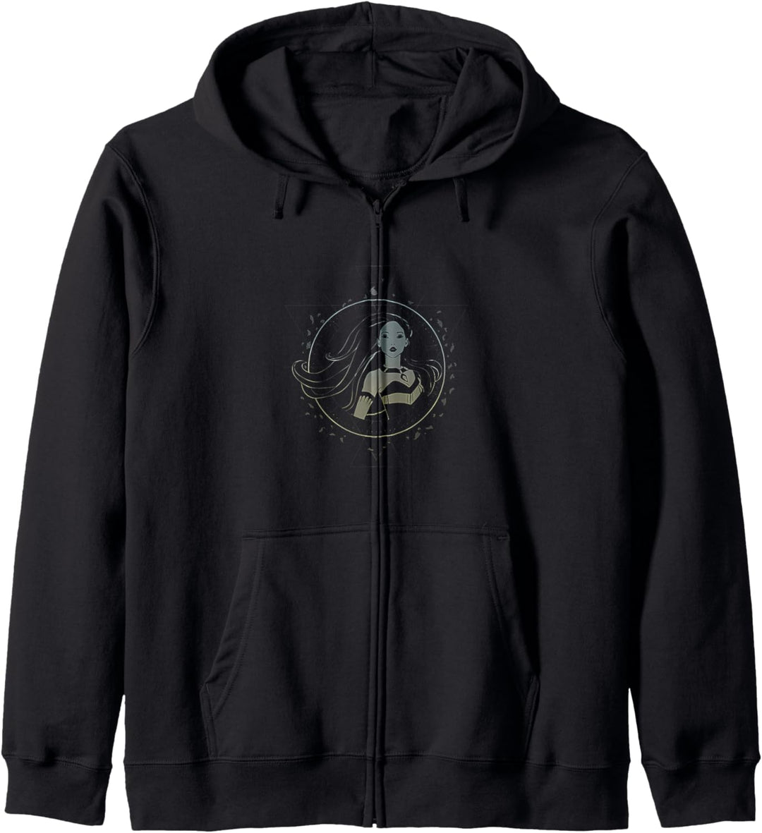 Disney Pocahontas Boho Geo Ombre Compass Kapuzenjacke