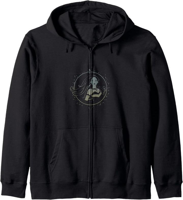 Disney Pocahontas Boho Geo Ombre Compass Kapuzenjacke