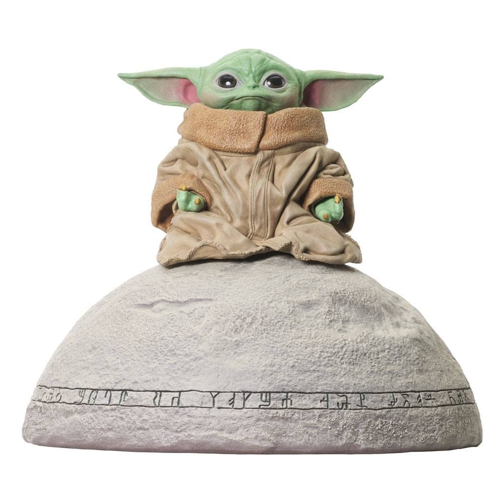 MERCHANDISING LICENCE Diamond Star Wars: The Mandalorian Milestones - Seeing Stone Grogu Statue (1/6