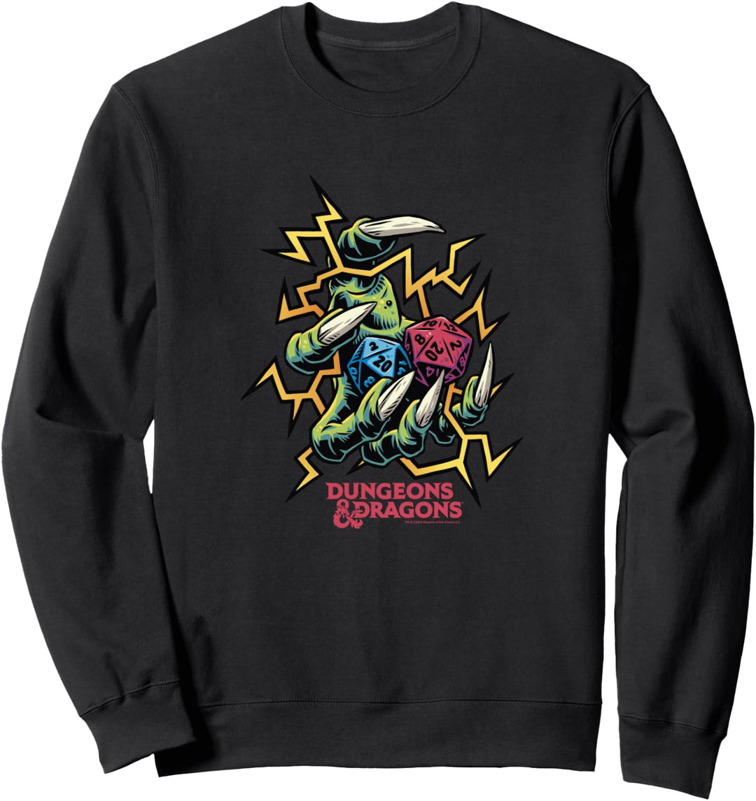 Dungeons &amp; Dragons Electric Dice Roll Sweatshirt