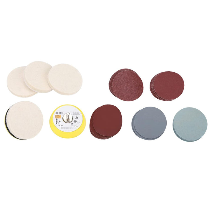 Schleifscheiben Glaspolier Kit Kratzer Entfernungs Set Ceric Dioxide Polish Pads Filz für Kreissands