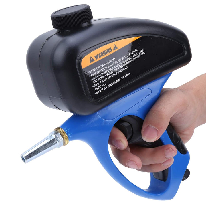 Fafeicy ABS Handlicher Sandstrahler, 510ml, 90PSI, 23,3 cm Länge, mit Schnellkupplung