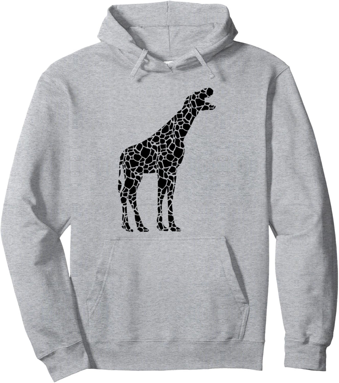 Giraffe Dinosaurier lustige Giraffe mit Dinokopf lustige Giraffe Pullover Hoodie