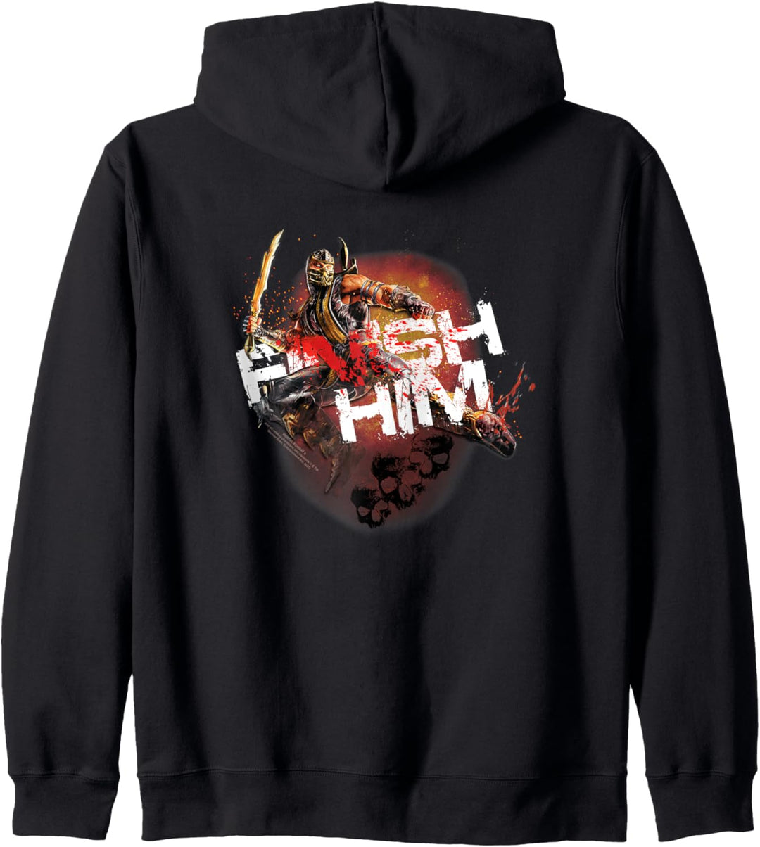 Mortal Kombat 9 Finish Him Kapuzenjacke
