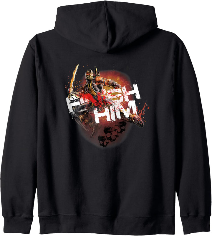 Mortal Kombat 9 Finish Him Kapuzenjacke