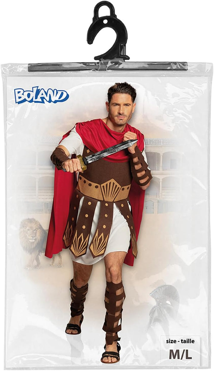 Boland 83806 - Erwachsenenkostüm Gladiator, Herren, Cesar, Römer, Arena, Kampf, Colloseum, Karneval,