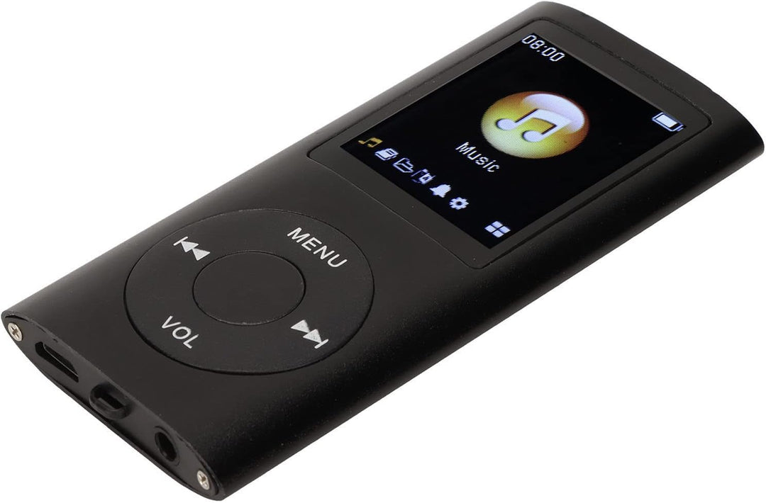 MP3 Player Stilvoller Multifunktionaler Musik Player mit Verlustfreiem Sound und Kopfhörern, Schlank