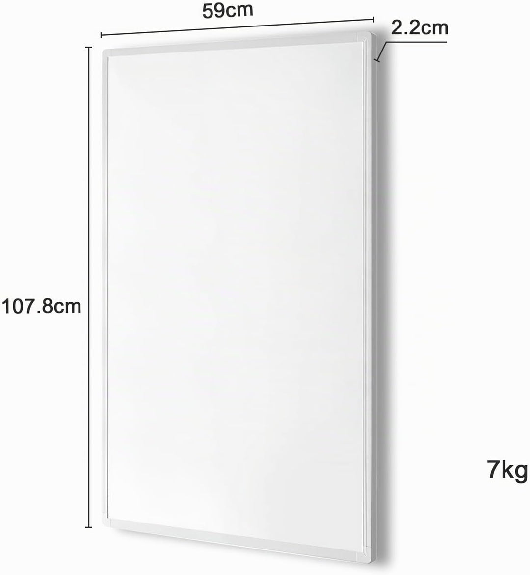 Hocosyme Infrarotheizung Bild 600W, 1-3 Min auf Betriebstemperatur bis 120 Grad - Kann an der Wandmo