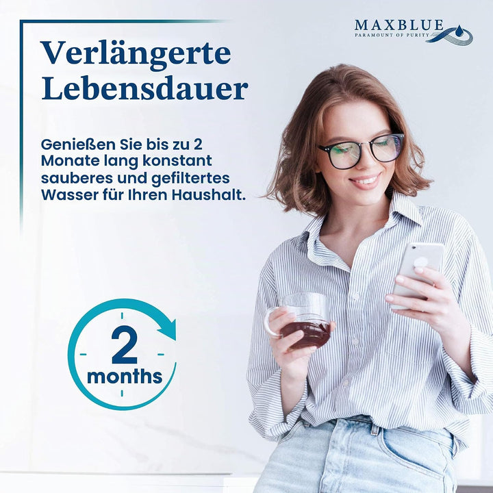 Maxblue Kaffeefilter, Kompatibel mit White, 68739, 60209, 62911, Kompatibel mit Jura Capresso Z5, Z6