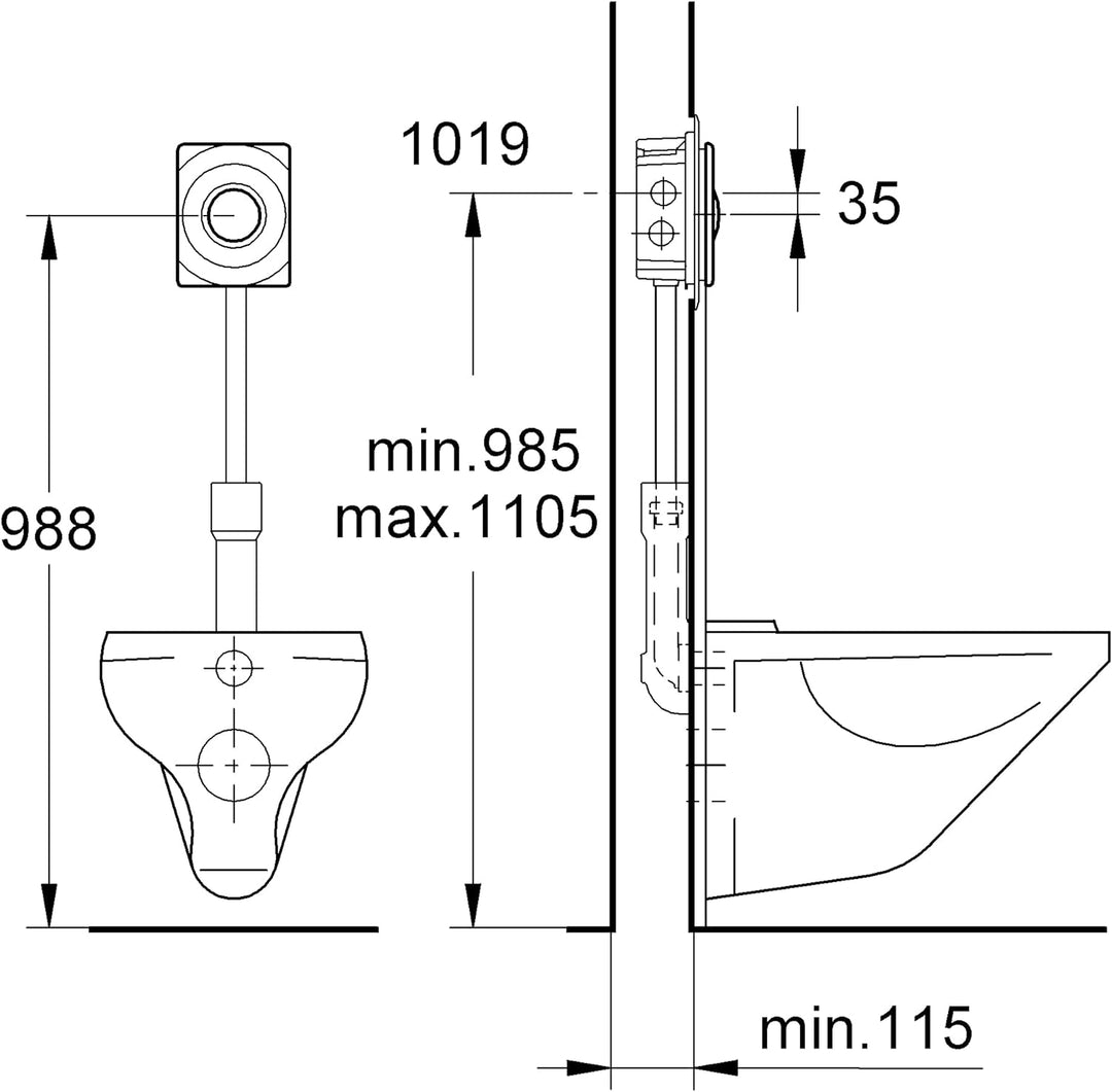 GROHE Abdeckplatte Surf, 156 x 197 mm, verchromt 37063000