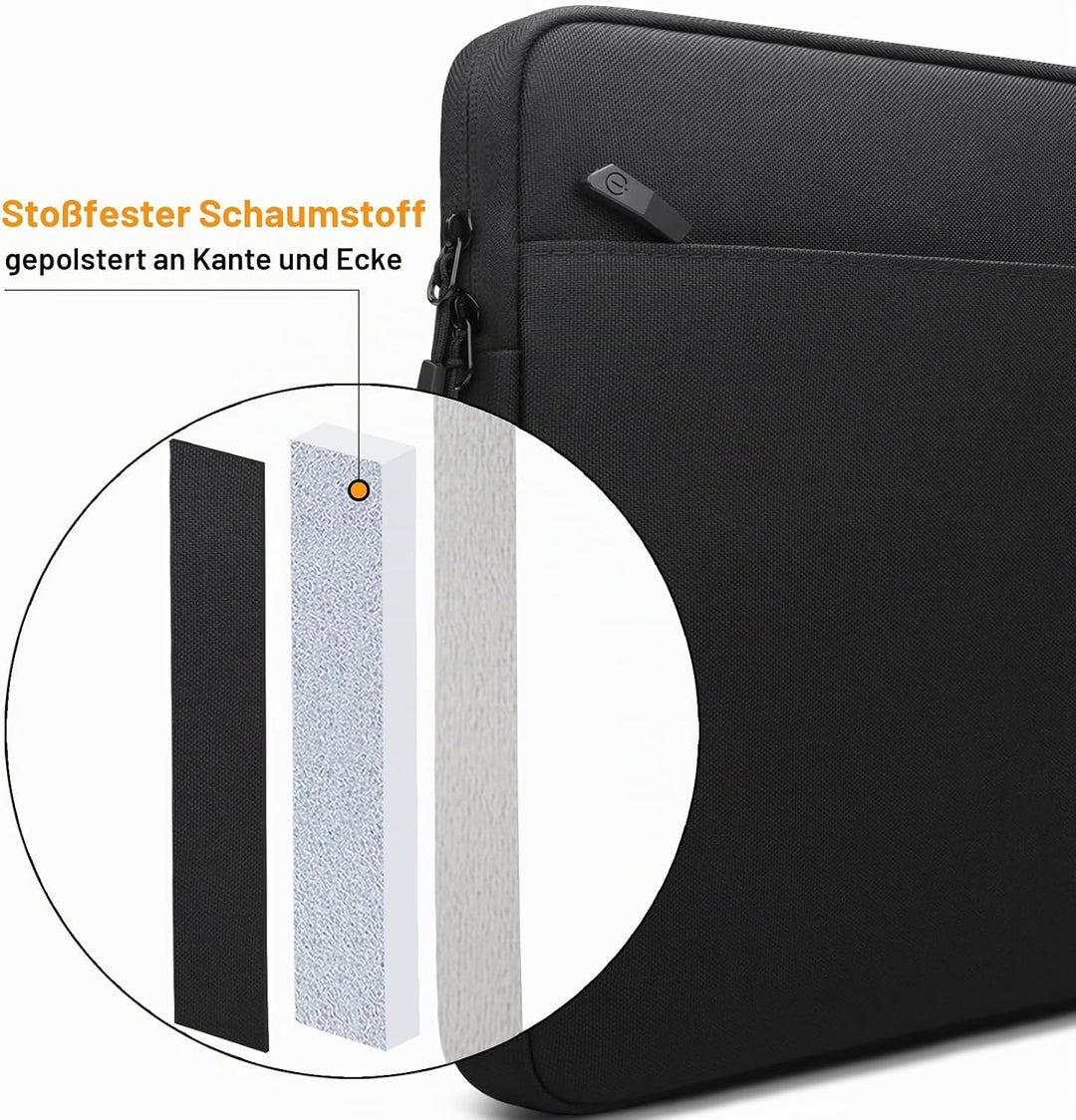 TECOOL 13,3 Zoll Laptop Hülle Tasche für MacBook Air/Pro 13 M1 M2 M3 2024-2010, MacBook Pro 14 M4 M3