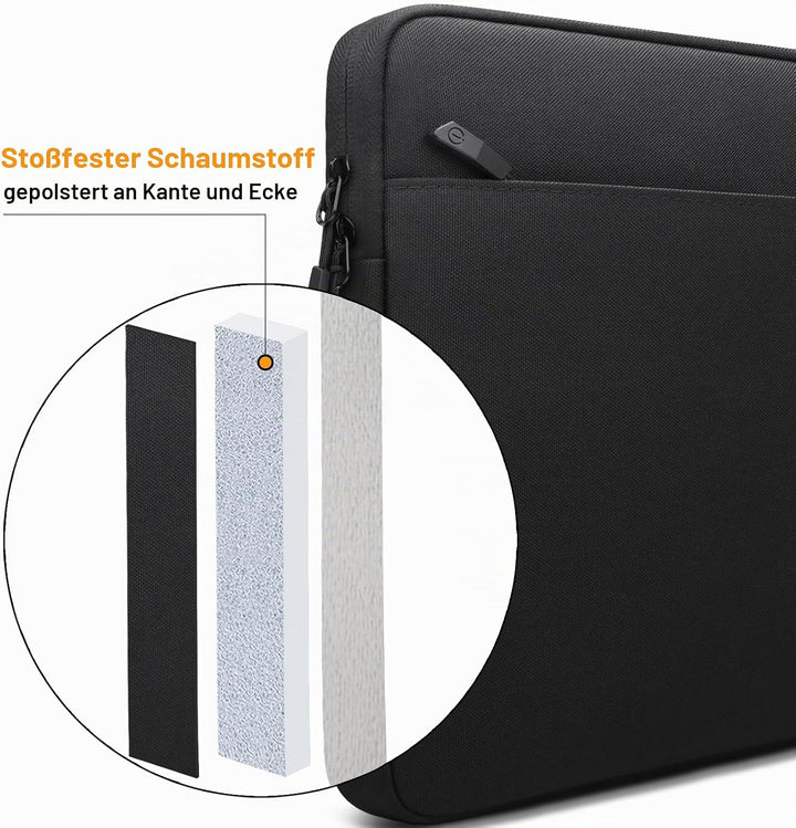 TECOOL 13,3 Zoll Laptop Hülle Tasche für MacBook Air/Pro 13 M1 M2 M3 2024-2010, MacBook Pro 14 M4 M3