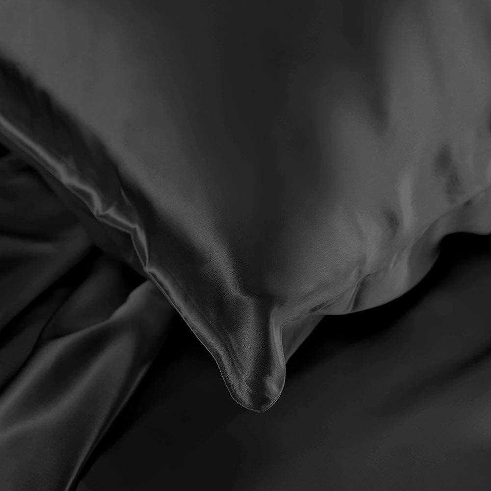 THXSILK Luxus 100% 19 Momme Seide Kissenbezug Kissenhülle mit Reissverschluss - Seide Kissen Bezug -