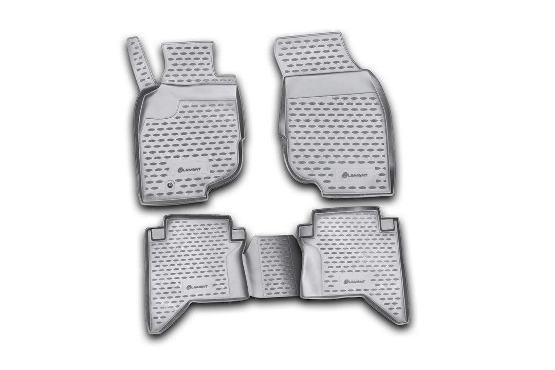 Element Gummimatten Passgenaue Fussmatten Toyota Hilux 2008-4tlg