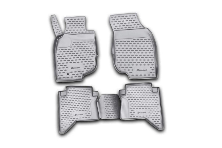 Element Gummimatten Passgenaue Fussmatten Toyota Hilux 2008-4tlg