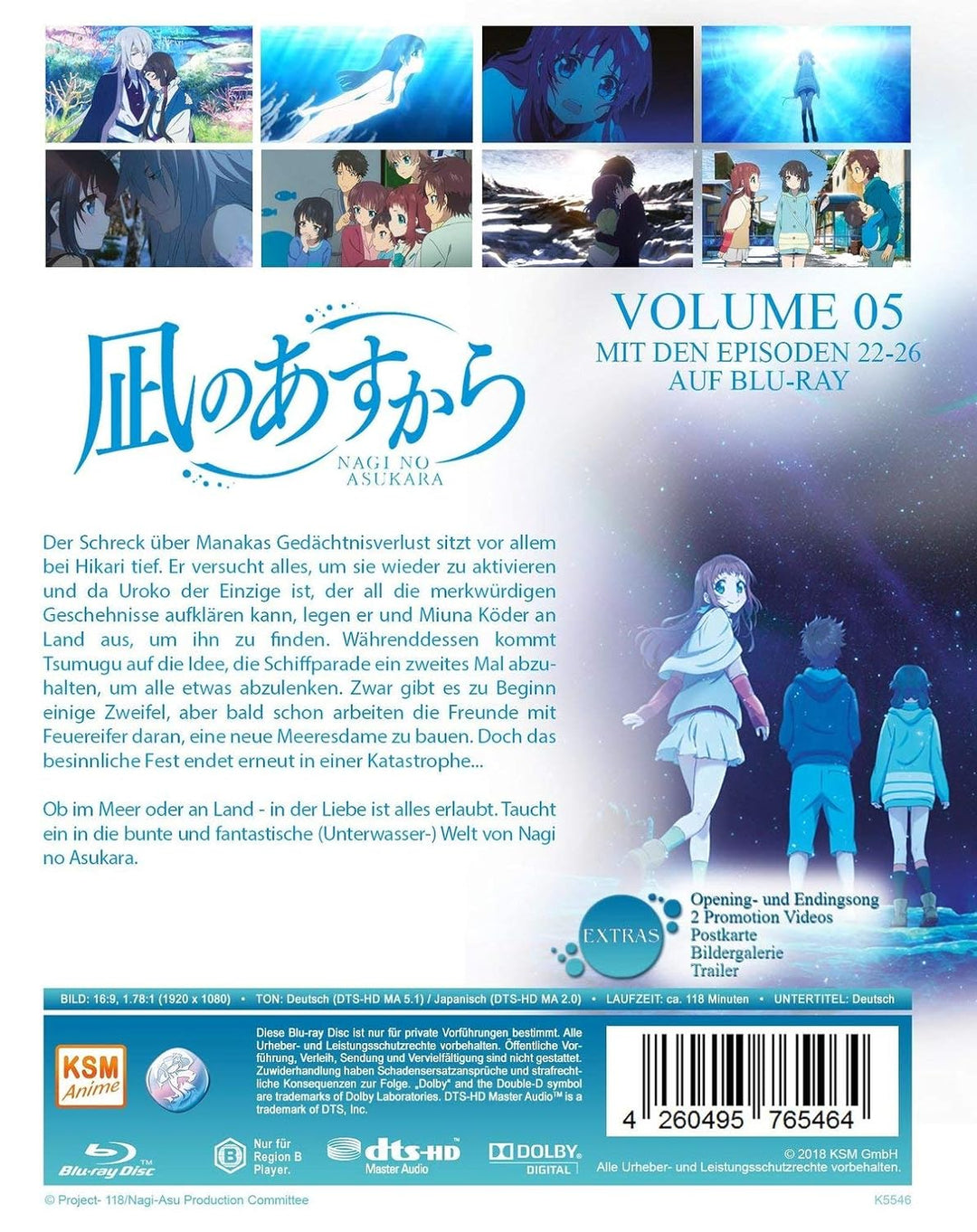 Nagi no Asukara - Volume 5: Episode 22-26 [Blu-ray], Blu-ray
