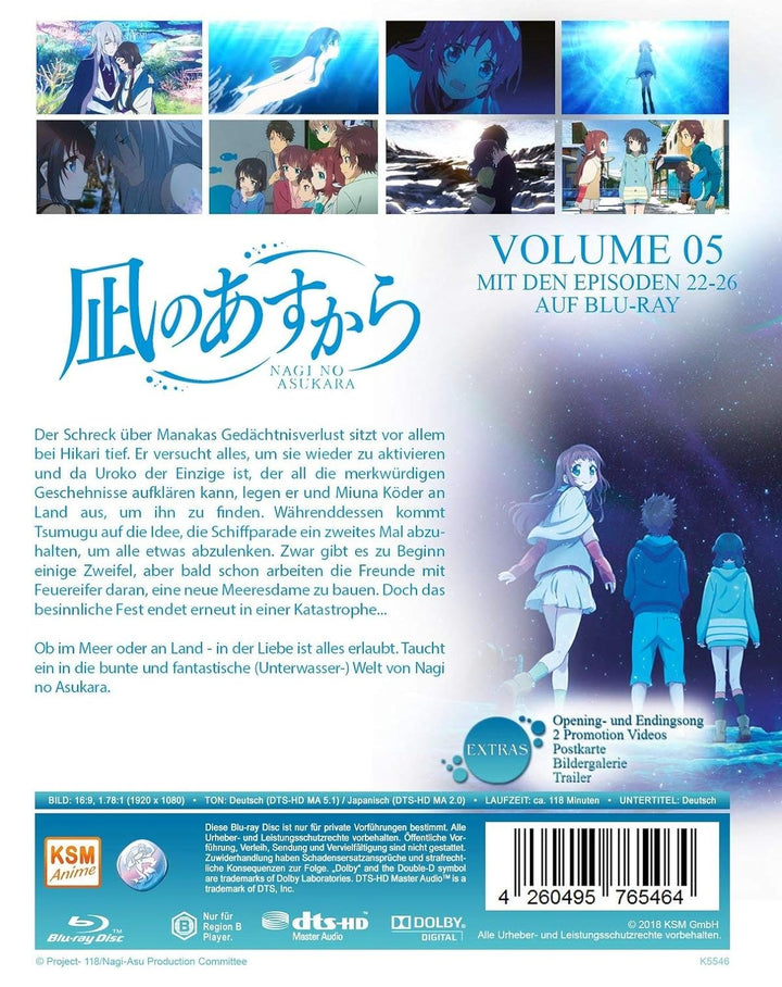 Nagi no Asukara - Volume 5: Episode 22-26 [Blu-ray], Blu-ray