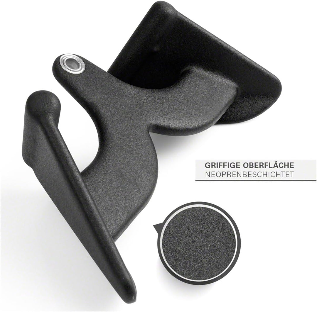 Sport-Tec ergonomischer Rudergriff, Seilzug Krafttraining Muskelaufbau Bizeps Curls, 31,5x16 cm