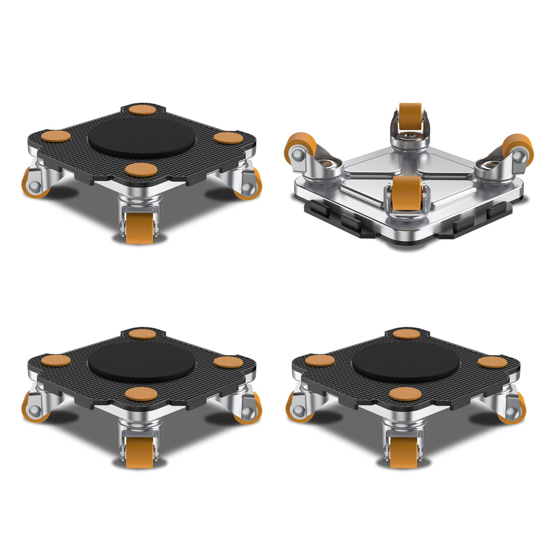 ONEON Möbeltransport Pro 4er-Set - Verbesserte Möbelroller mit massgeschneiderten TPE-Rädern - Mühel