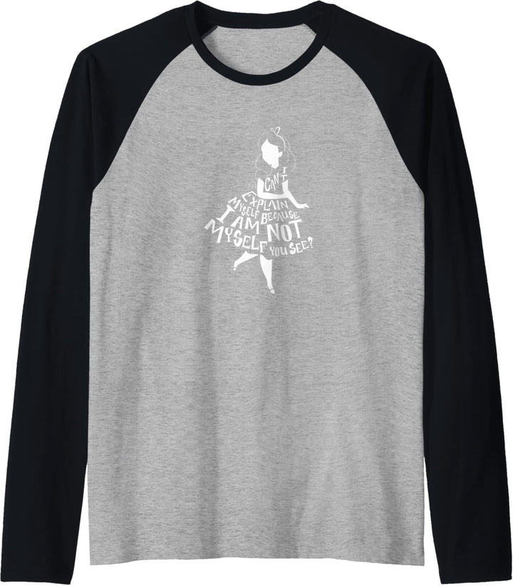 Disney Alice In Wonderland I Can't Explain Myself Text Skirt Raglan