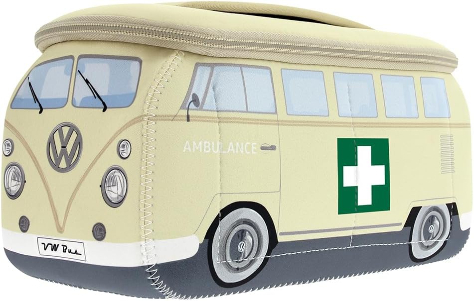 BRISA VW Collection - T1 Bulli Bus Kulturbeutel Kosmetiktasche | Volkswagen Universaltasche Waschbeu