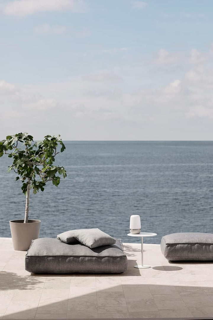 blomus Outdoor Kissen -Grow- | Loungemodul Kissen Bouclé wetterfest | Farbe Cloud Bouclé | Grösse M