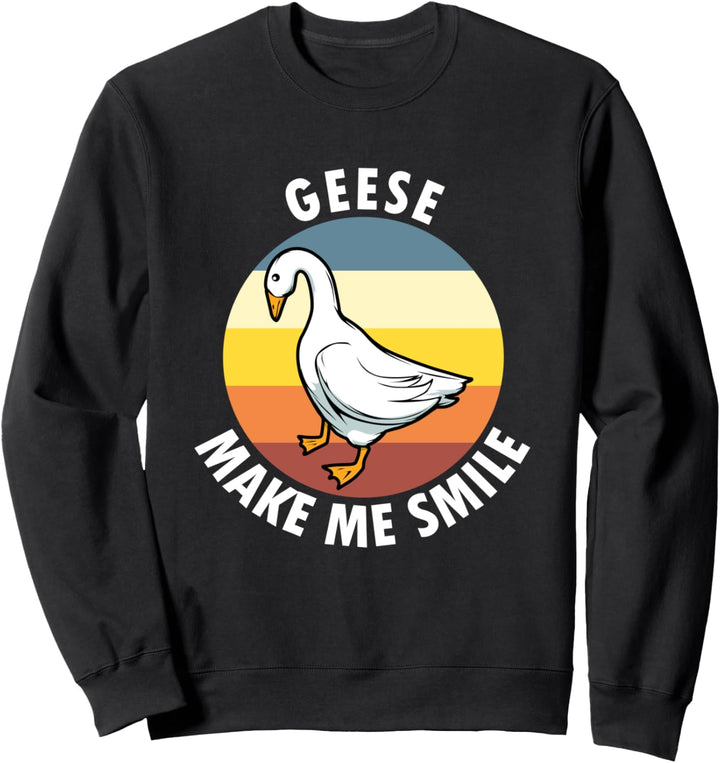 Niedliche Gans Natur Vogel Wildtiere Gänse Sweatshirt