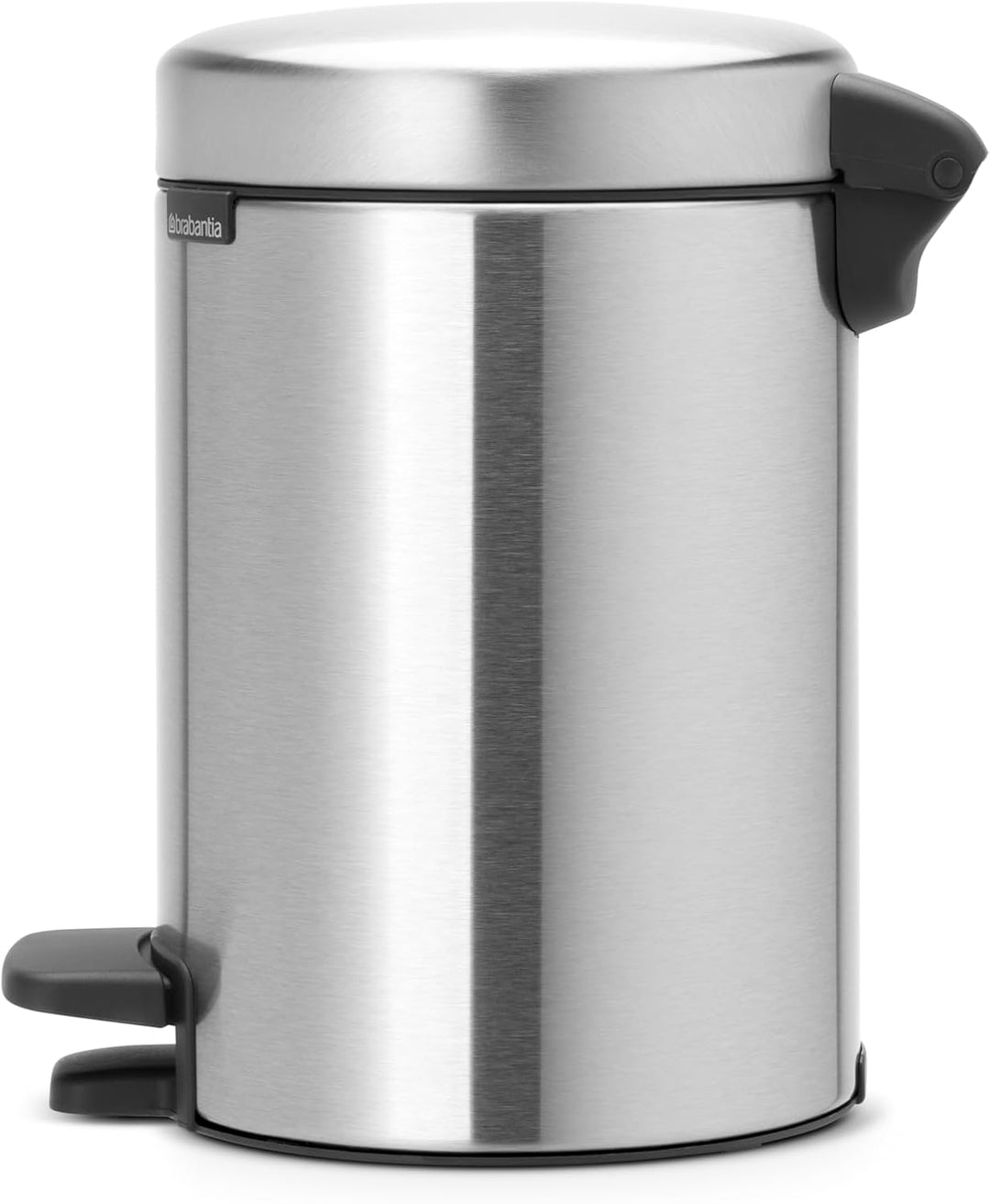 Brabantia 112164 Treteimer mit Inneneimer aus Kunststoff, stahl, Matt Stahl Fingerprint Proof, 3 Lit