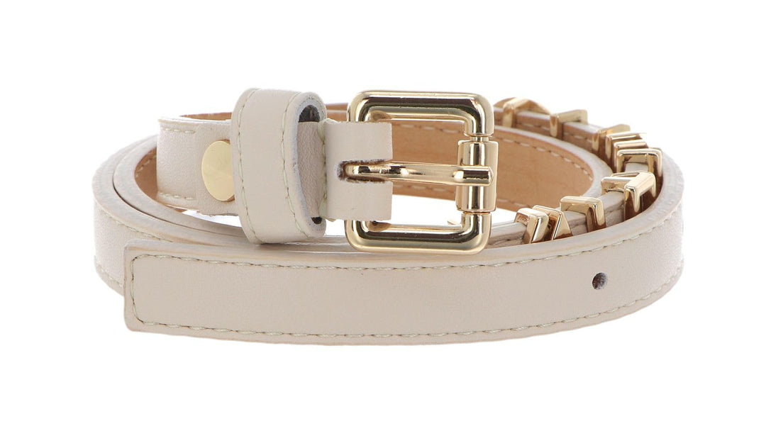 VALENTINO Emma Winter Belt W110 Ecru / Oro - kürzbar