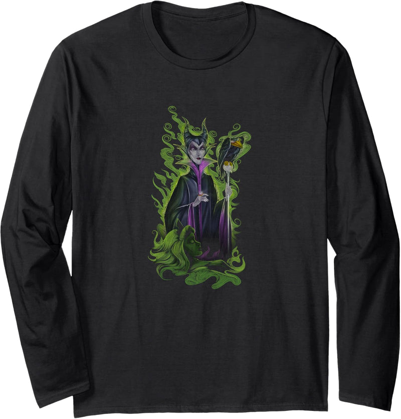 Disney Sleeping Beauty Maleficent Green Envy Langarmshirt